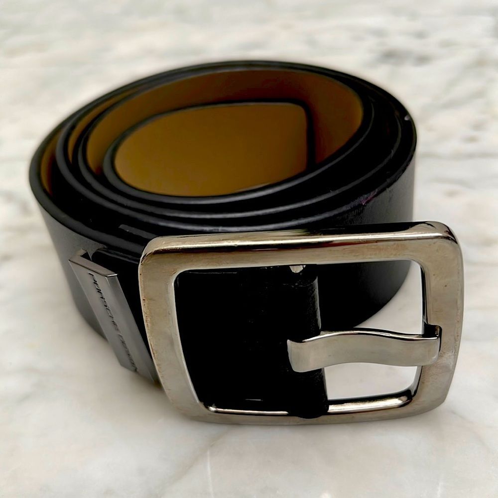 PORSCHE design P1810 genuine leather belt 40”x1.5”
